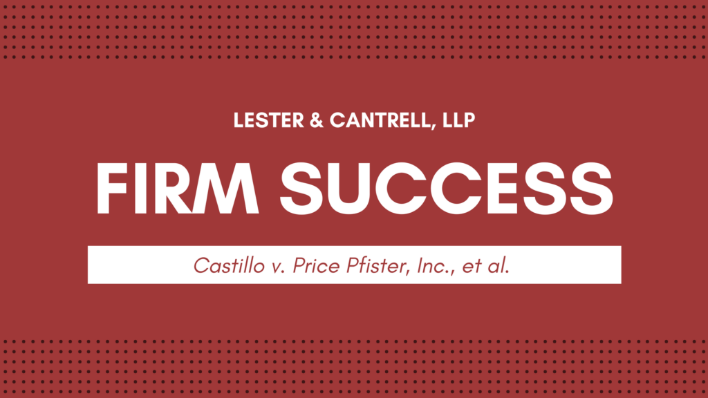 Castillo v. Price Pfister, Inc